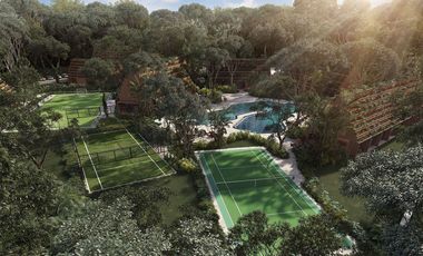 Villa con alberca privada y jardin, mas de 20 amenidades de diseño unico, reside