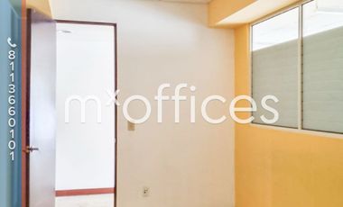 Amplia oficina acondicionada en renta de 1,100m2 en edificio zona Valle Ote