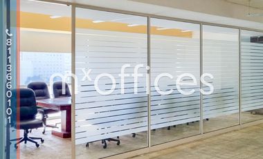 Amplia oficina acondicionada en renta de 1,100m2 en edificio zona Valle Ote