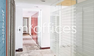 Amplia oficina acondicionada en renta de 1,100m2 en edificio zona Valle Ote