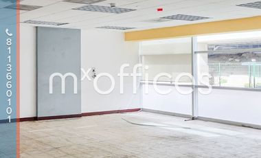 Amplia oficina acondicionada en renta de 1,100m2 en edificio zona Valle Ote