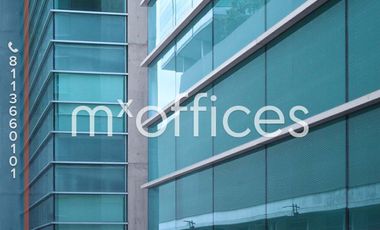 Amplia oficina acondicionada en renta de 1,100m2 en edificio zona Valle Ote