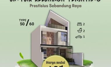 Rumah mewah 2 Lt harga murah Cimahi Bandung
