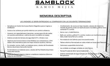 Departamento en venta en Ramos Mejia Sur