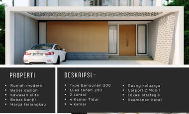 dijual rumah elit di kawasan jalan soekarno hatta komplek pemda
