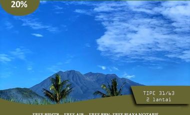 Jual Rumah Malang 10 Menit ke Unikama 2KT Tipe 31/63