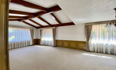 SE VENDE RESIDENCIA EN LOMAS DE VISTA HERMOSA, CUAJIMALPA