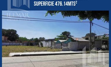 Terreno en  Venta, de 476 MTS. EN LA COL. FERROCARRILERA