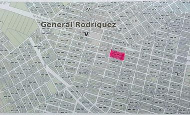 Lote de terreno en General Rodríguez