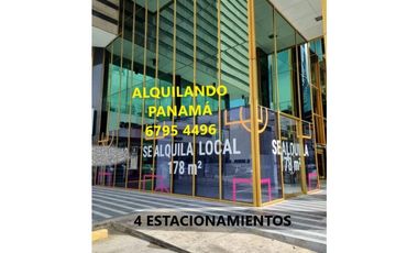 Se Alquila Excelente Local calle 50 17---- Mts $5,000,oo+Itbms