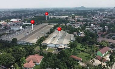 DIJUAL EXS PABRIK CIBINONG CITEUREUP BOGOR | LT 8,6 HA | Rp 250 MILYAR