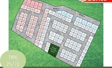 Rumah Dijual di Malang Tipe 25/72 Bebas Banjir Free Biaya