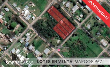 Terreno en venta en Marcos Paz
