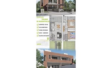 VENDEMOS DUPLEX A ESTRENAR EN COLINAS DE MANANTIALES