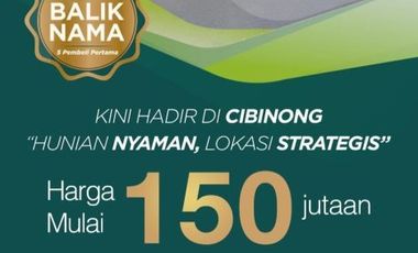 Rmh murah 100jtan Akses mobil cibinong,bogor