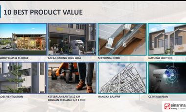 Gudang taman tekno BSD strategis investasi properti terbaik