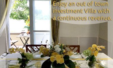 Enjoy an out of town investment Villa wih a continous revenue.