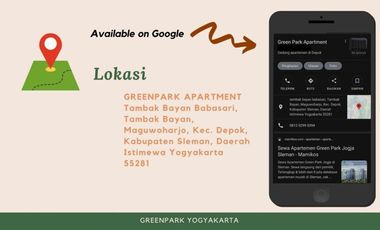 3 Km Mall Amplaz, Jaminan Sewa, Apartemen Baru Di Yogyakarta