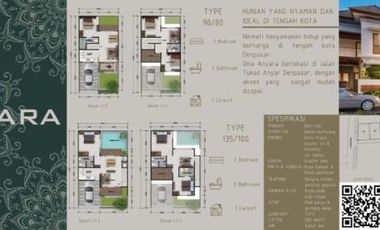 CLUSTER RUMAH VILLA LOKASI STRATEGIS DEKAT PANTAI SANUR,BALI