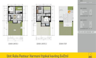 Dijual Rumah 2 Lantai Kota Bandung Dekat Exit Toll Pasteur