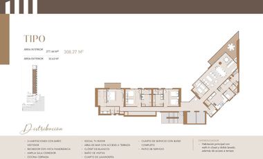 Departamento en Venta- Zona Valle Oriente SPGG