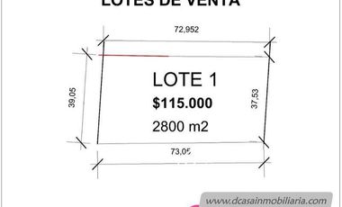 (T-166) Terreno de Venta – Cumbe – Desde 2360m2* hasta 10.024m2