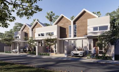 Rumah minimalis modern di tengah kota Jogja dalam cluster baru