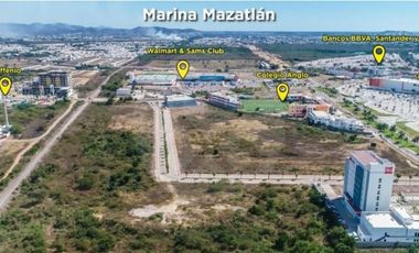 Terreno residencial en venta en Fraccionamiento Marina Mazatlán