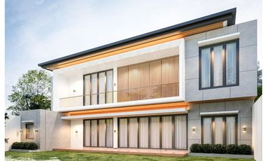 rumah kontemporer mewah dan elegant di kawasan elit