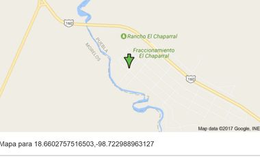 Precioso terreno para casa de descanso en Fraccionamiento EL CHAPARRAL
