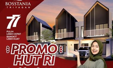 Dijual Hunian Baru FREE Biaya Lain sampai SHM di Wilayah Kampus UNS