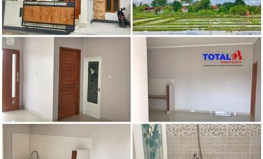 Dijual Rumah Minimalis View Sawah Tipe 53/75, Free Pajak, 500 Jt di Batubulan, Sukawati, Gianyar dkt Hospital