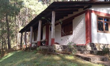 Bonita cabaña en zona de bosque en mazamitla, jalisco