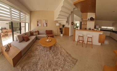 Casa de 3 recamaras en residencial con casa club, alberca, gimnasio, terraza