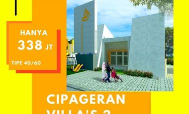 Rumah Baru Murah 2 Lantai di Cimahi Cipageran Hunian Villa's