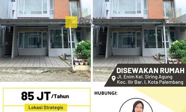 RUMAH SEWA TENGAH KOTA PALEMBANG