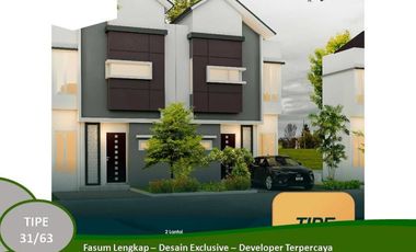 Rumah Dijual di Malang 2KT Tipe 31/63 View Katu