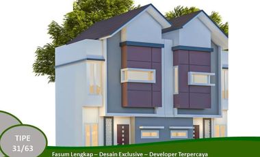 Rumah Dijual di Malang 2KT Tipe 31/63 View Katu