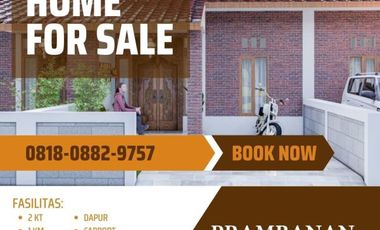 Cuma 5 Juta Udah Bisa Punya Rumah Di Kawasan Wisata Prambanan. Include SHM+IMB.