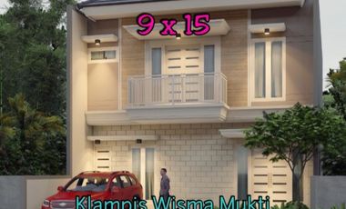 Dijual Rumah Baru Minimalis 2 Lantai Klampis Semolo Timur Surabaya Perumahan Wisma Mukti