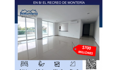 SE VENDE APARTAMENTO EN B/ EL RECREO DE MONTERA