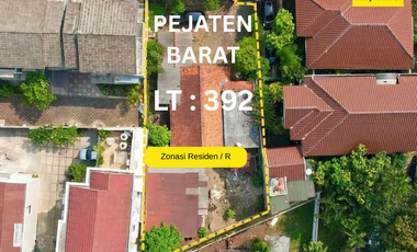 Rare Listing! Lahan 392 Sqm, Pejaten Barat - Ideal Untuk Kos atau Cluster!