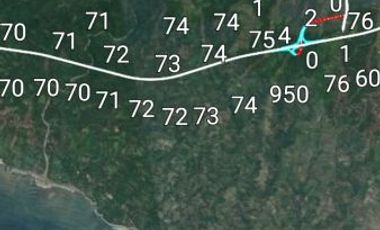 Tanah Pantai Soka Pemandangan Laut dan Sawah