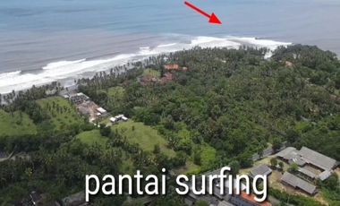 Tanah Pantai Soka Pemandangan Laut dan Sawah
