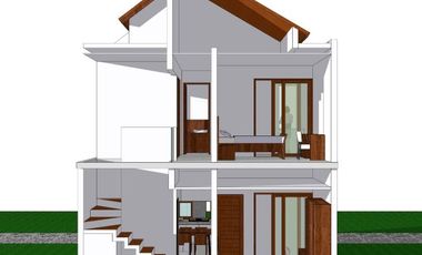 Rumah Townhouse Murah 2 Lantai Denpasar Free Pajak + Cashback
