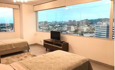 ALQUILER DEPARTAMENTO AMOBLADO DE LUJO EN EDIFICIO QUO LUXURY - por MALL DEL SOL