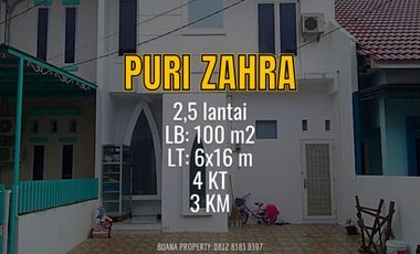Rumah 2,5 Lantai Komplek Puri Zahra Simpang Selayang Medan