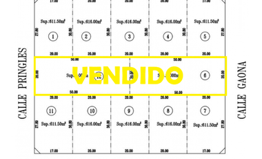 Terreno industrial comercial en Ostende para galpón