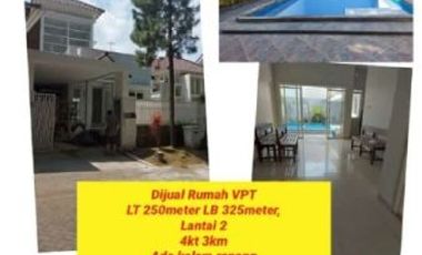 Rumah Mewah Plus Kolam Renang Siap Huni Di Villa Puncak Tidar Kota Malang