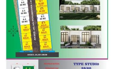 Jual Rumah Type Studio Minimalis Harga Ekonomis Di Prambanan Siap KPR